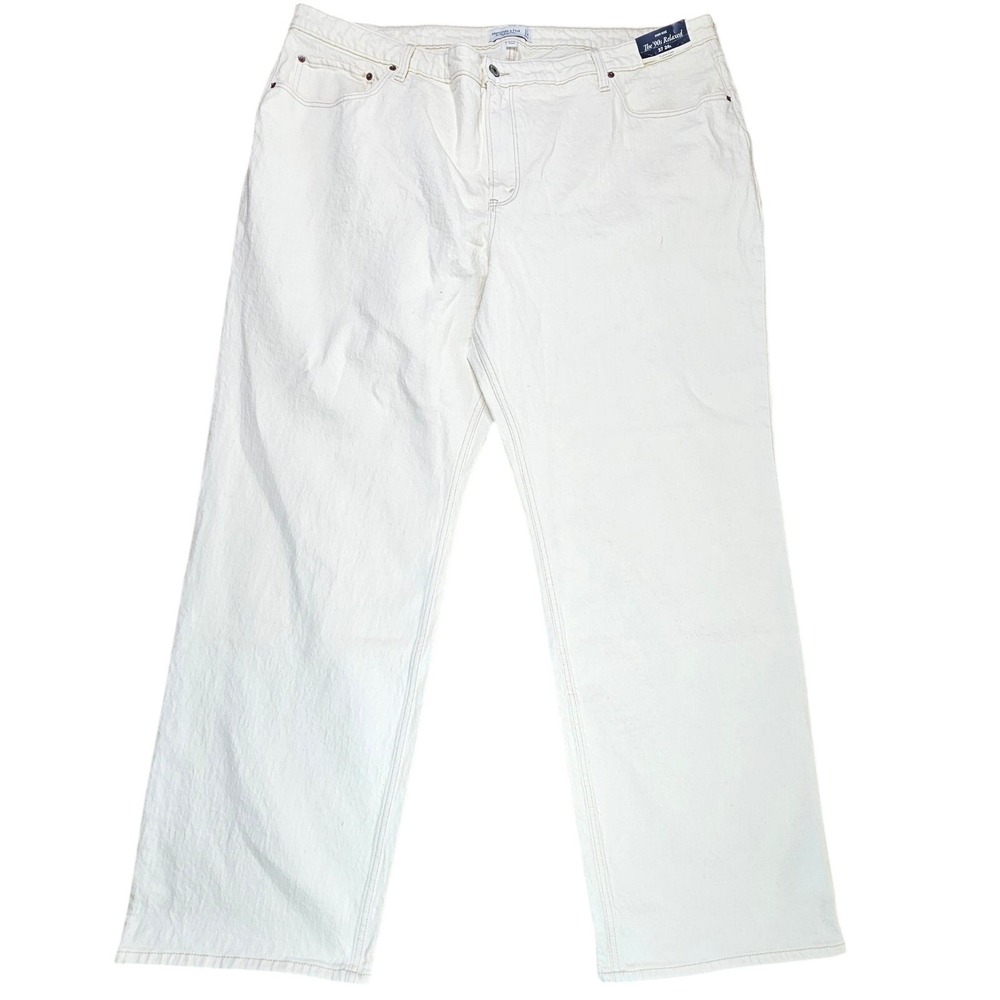 Abercrombie & Fitch The 90s Relaxed Jeans Women 37L Cream Curve Love High Rise - Picture 3 of 16